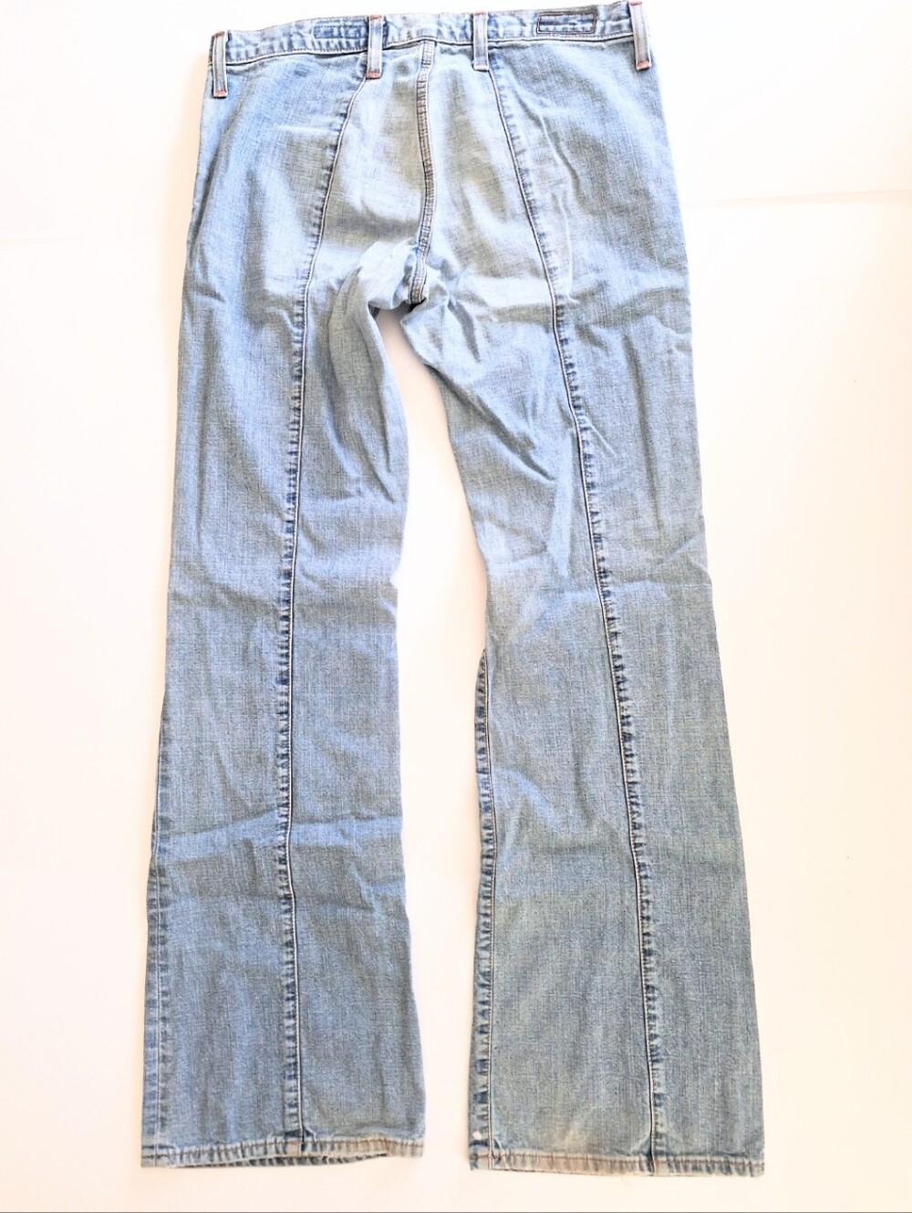Rare Y2K Vintage AG Adriano Goldschmiel The Cupid Button Fly Light Denim Jeans - Picture 2 of 16